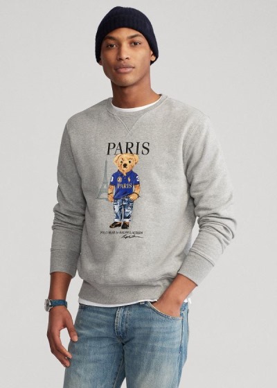 Sweatshirt Polo Ralph Lauren Paris Bear Fleece Homem 91526-UFIK